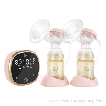 Flexible Silicone Double Handsfree Breast Pump CE CCC